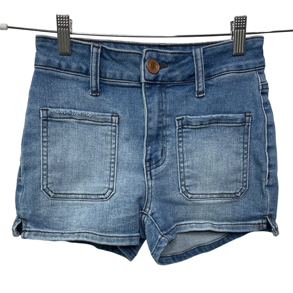 Sonoma Goods for Life Jean Shortie High Waisted Denim Blue Womens‎ Size 3 26W